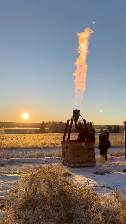 Полет на воздушном шаре в Пермском крае