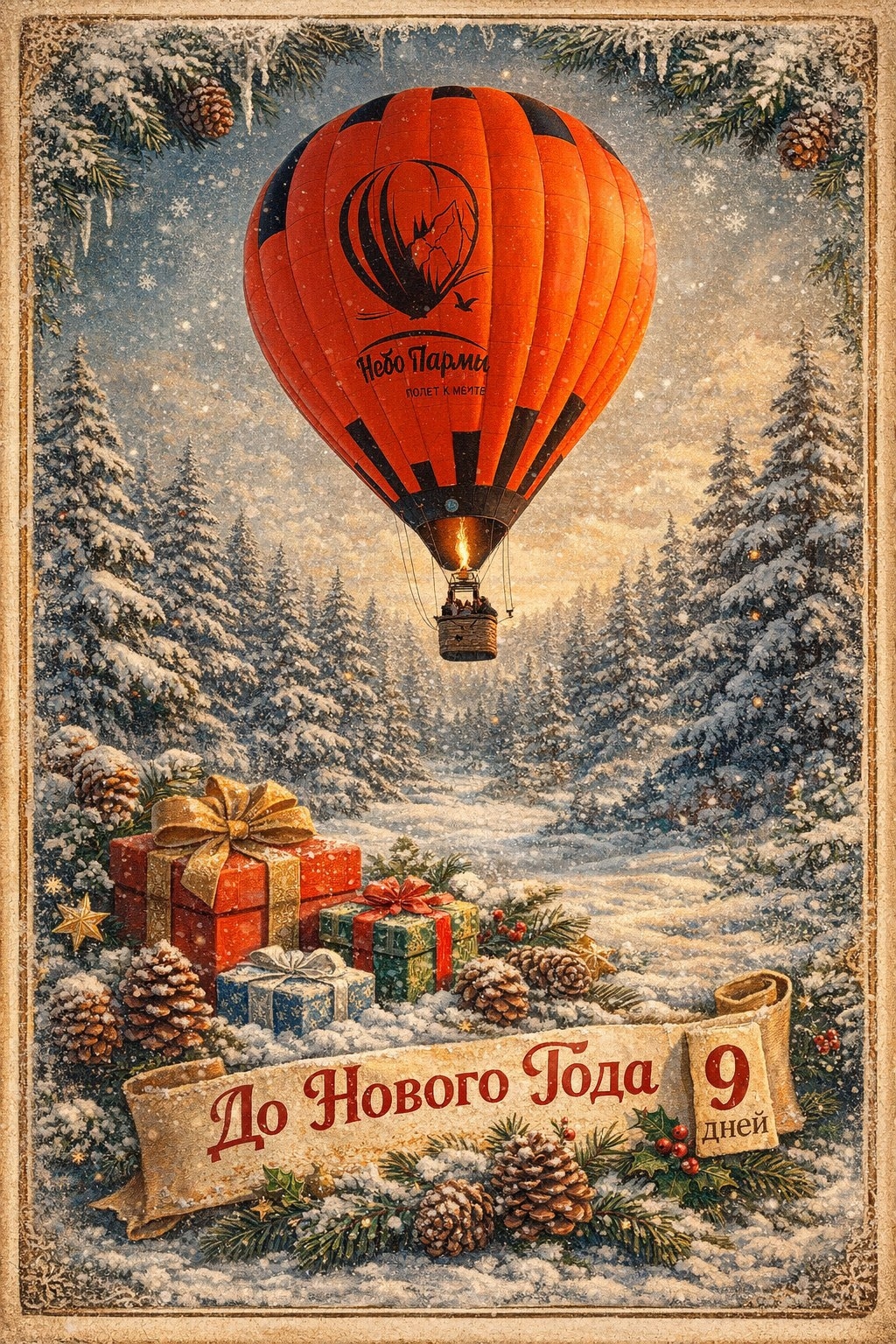 Полет на воздушном шаре в Пермском крае